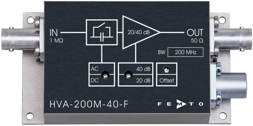 FEMTO Voltage Amplifier HVA-200M-40-F