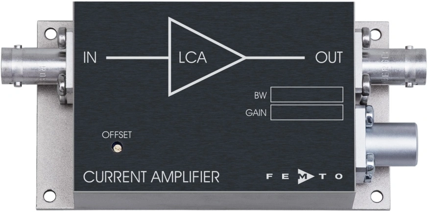 FEMTO Low-Noise Transimpedance Amplifier Series LCA