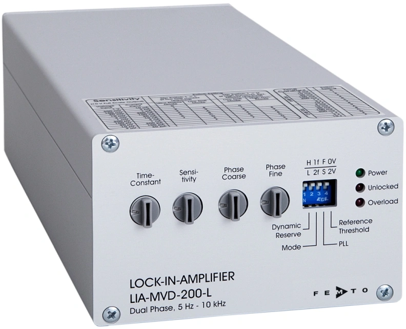 lock-in amplifier FEMTO LIA-MVD-200-L